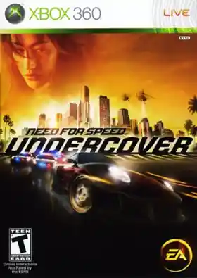 Need For Speed Undercover (USA) box cover front